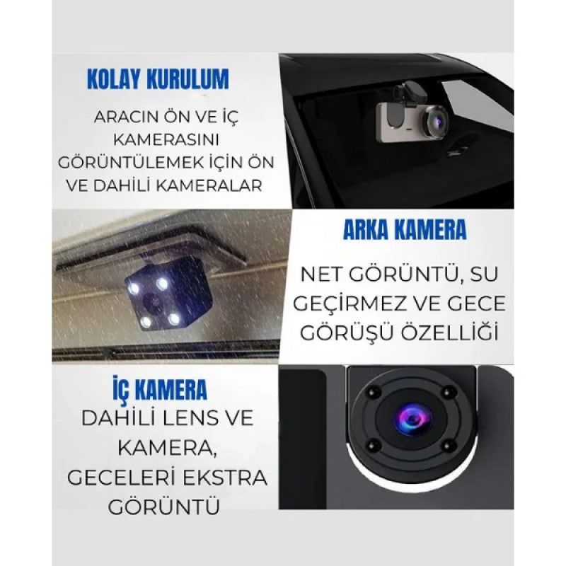 SafeCam 170° – Full HD Araç İçi Kamera