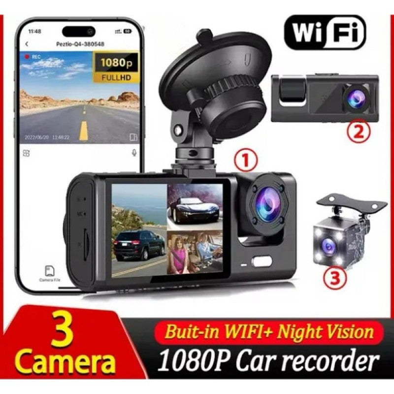 SafeCam 170° – Full HD Araç İçi Kamera